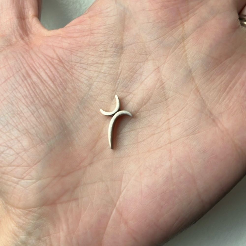 Stirling Silver Cross Charm